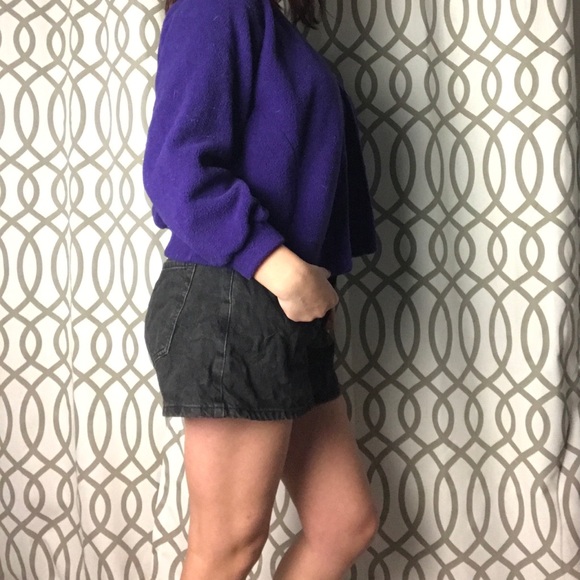 Purple fleece cozy cardigan, size small - Picture 2 of 5